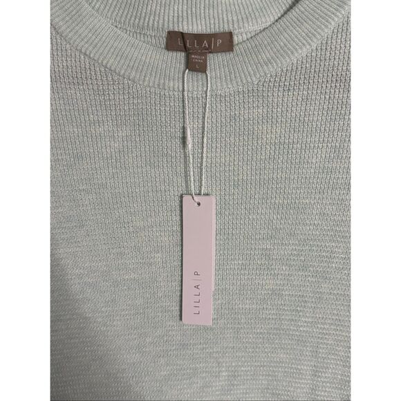NWT Lilla P Puff Sleeve Sweater Size Large - Picture 4 of 6